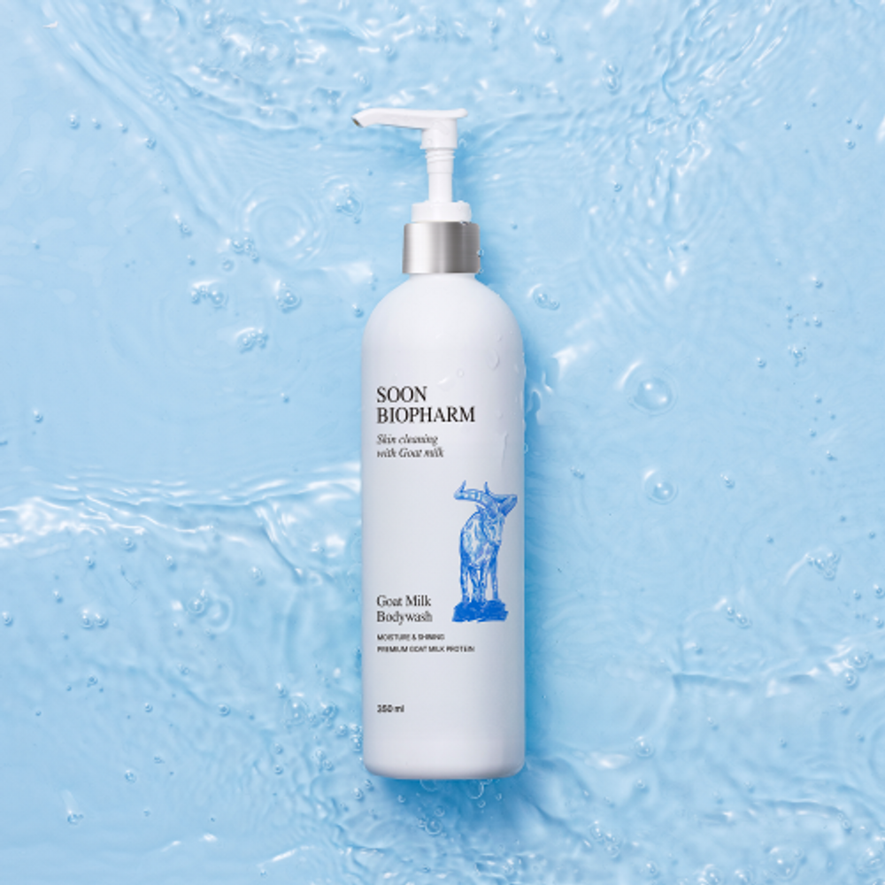 [Green Friends] Goat Milk Body Wash 350ml with Netherlands Goat Milk Low pH for Whole Family Moisturizing _ Made in Korea